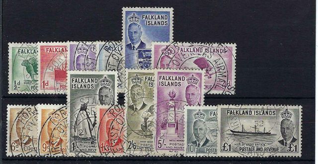 Image of Falkland Islands SG 172/85 FU British Commonwealth Stamp